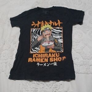 Ichiraku Ramen Shop Black Graphic Tee